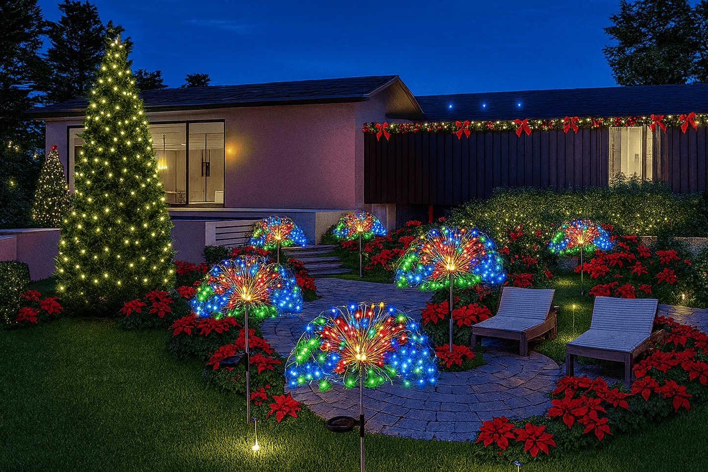 Céu de Natal™ - o espetáculo de luz do seu jardim