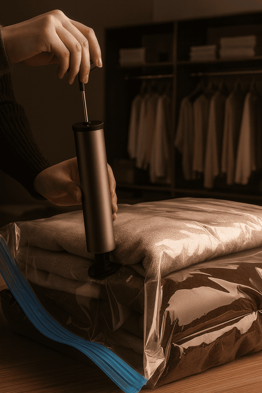 PackSmart – Organizador com Bomba Elétrica