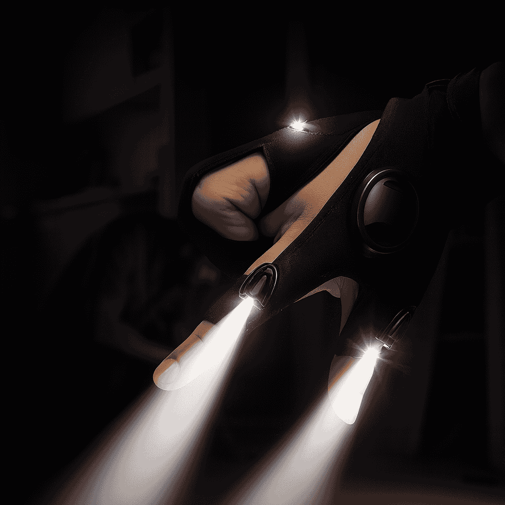 Luva com Iluminação LED MestLar