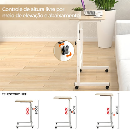 Mesinha para Notebook com Ajuste de Altura | Ideal para Cama, Sofá ou Escritório