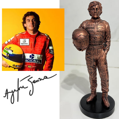 Reviva a Lenda! Miniatura Ayrton Senna 19cm – Um Ícone da F1 na Sua Coleção
