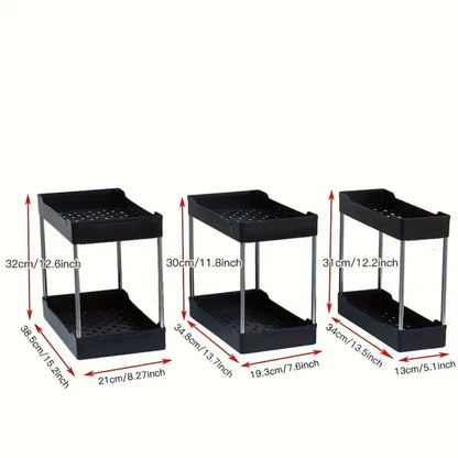 Organizador Multiuso 2 Níveis – Mais Espaço, Mais Ordem, Mais Estilo!