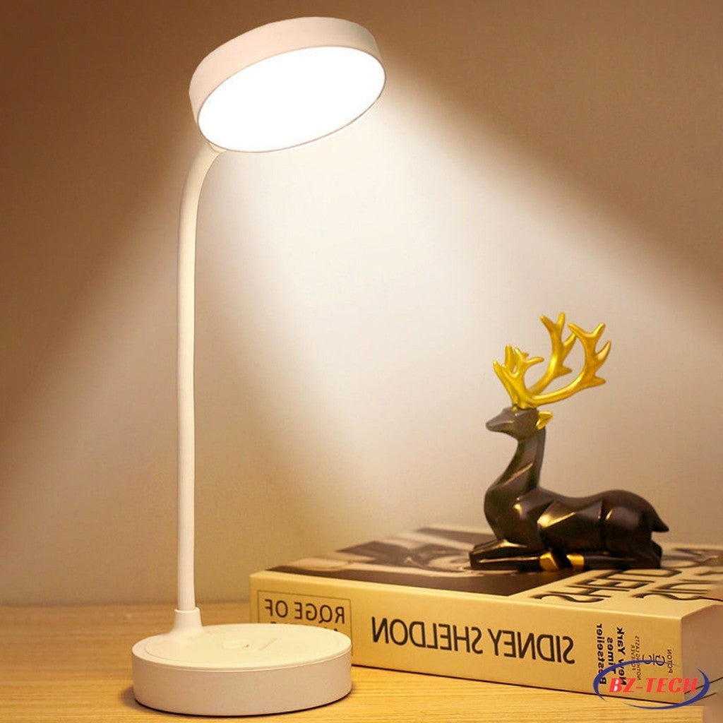 Luminária LED de Mesa Recarregável Touch com Haste Flexível – Sem Fio